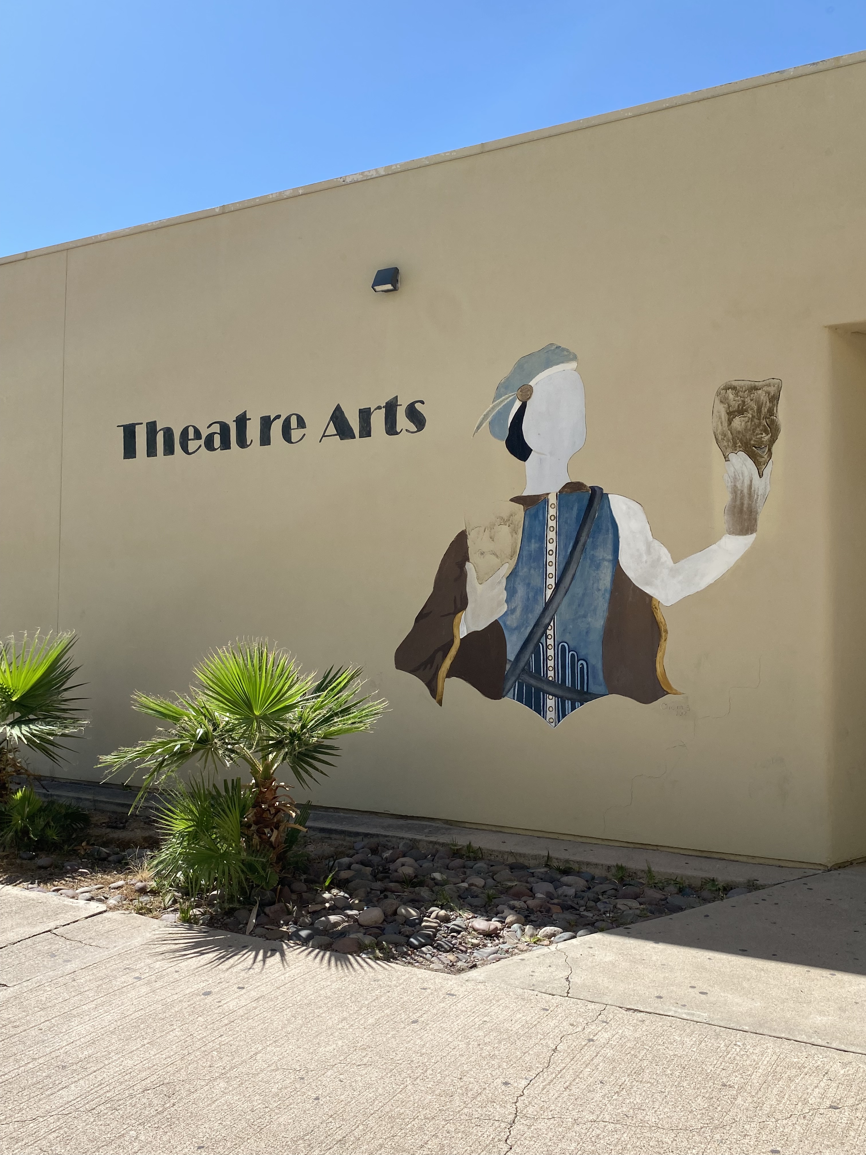 Mural Outside of drama room.